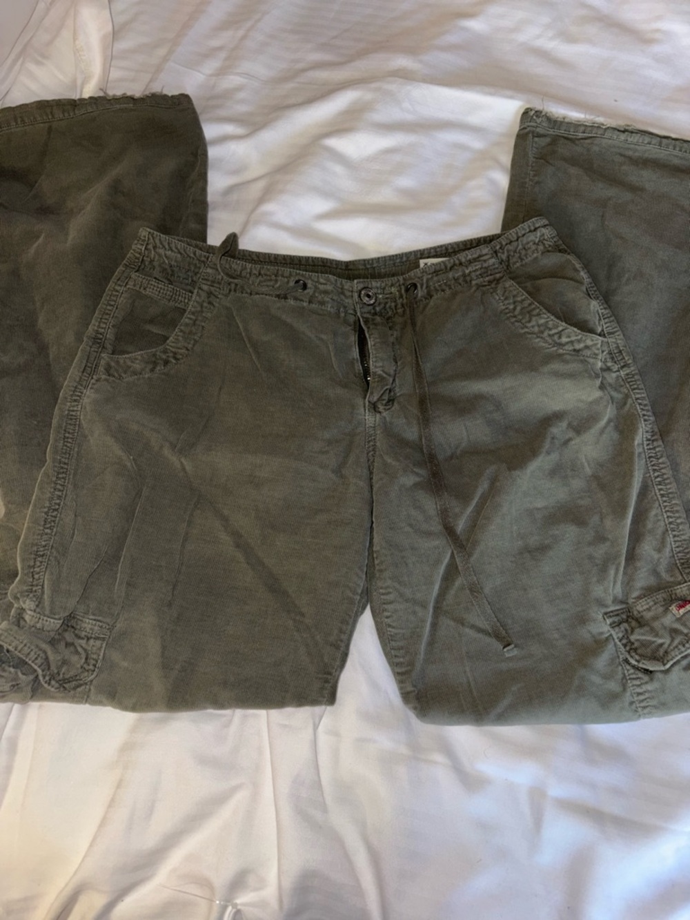 UNIONBAY Olive Green Wide Leg Cargo Pants